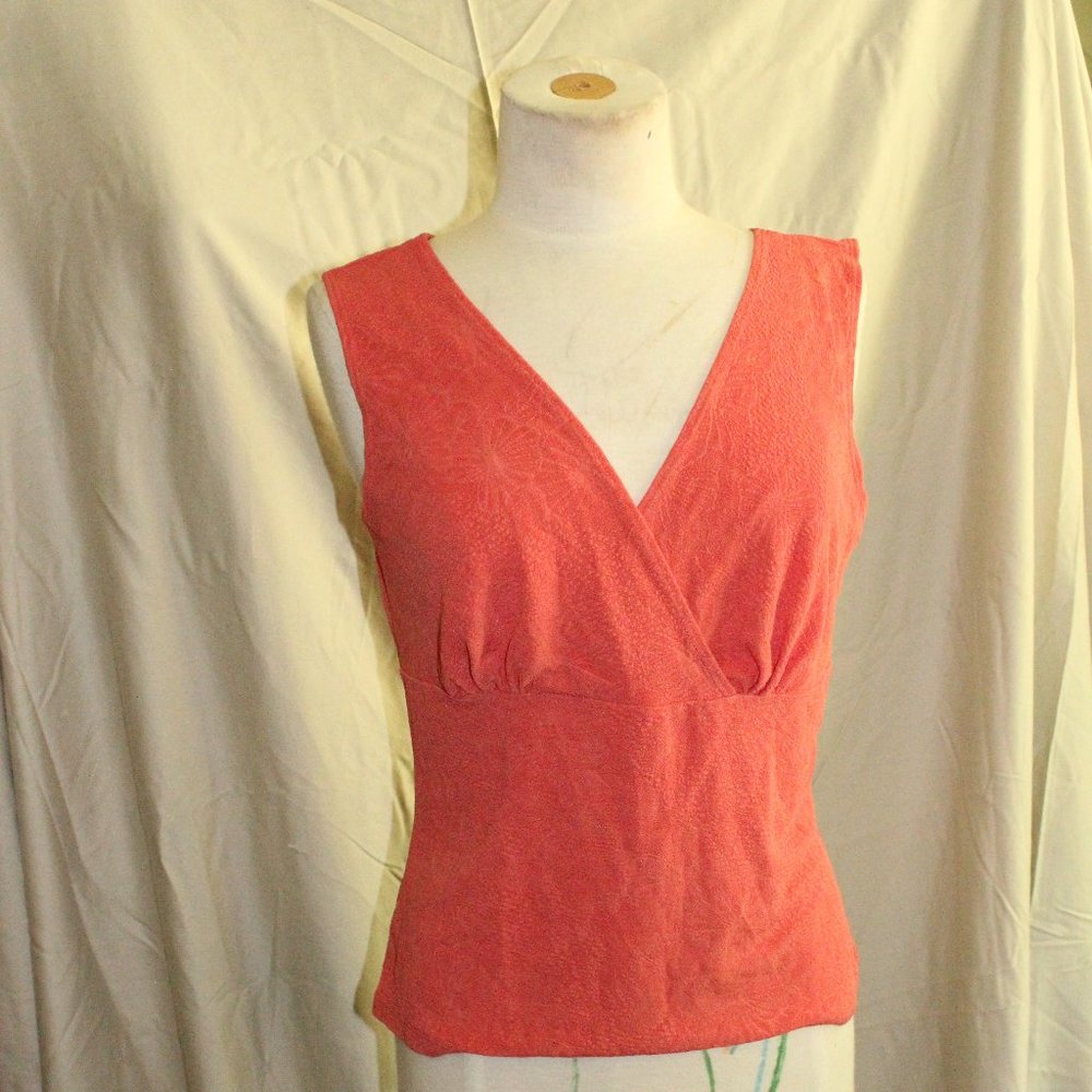 Orange Tank Blouse szL